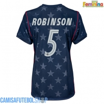 Camisa de time de futebol Estados Unidos Antonee Robinson #5 Replicas 2º Equipamento Feminina Mundo 2026 Manga Curta